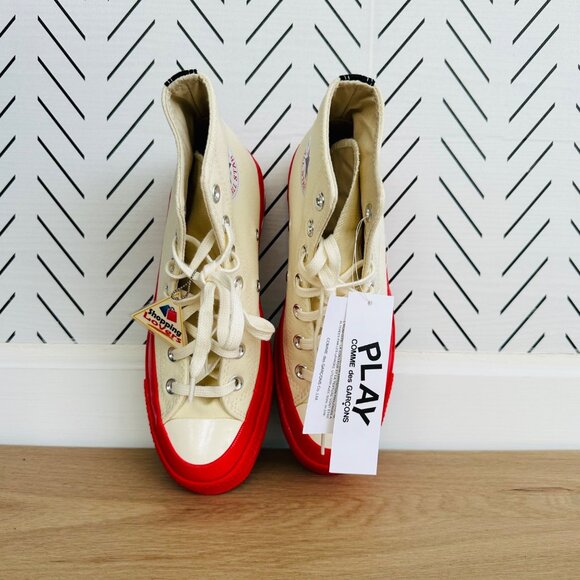 ❤️Converse Chuck Taylor All Star 70 Comme des Garcons PLAY 5 Mens Shoes A01794C - Picture 6 of 12